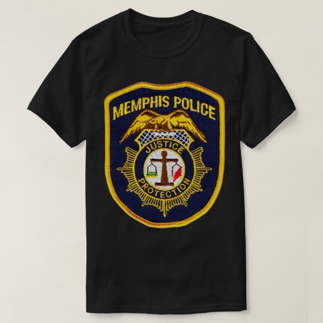 Memphis Tennessee Police T Shirt (Design framsida)