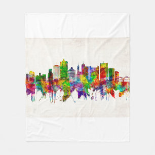 Memphis Tennessee Skyline Fleecefilt