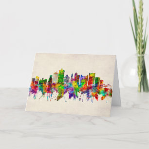 Memphis Tennessee Skyline Helgkort