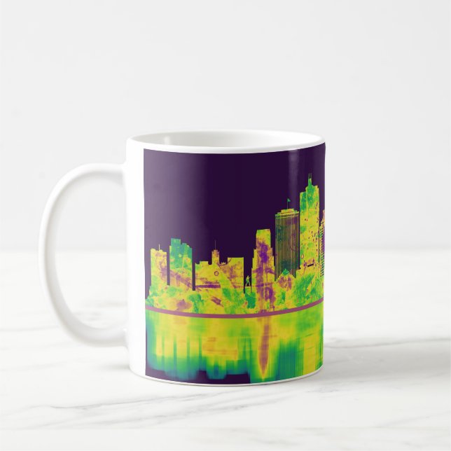 Memphis Tennessee Skyline Kaffemugg (Vänster)