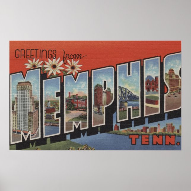 Memphis, Tennessee - Stora Brev Scenes 2 Poster (Framsidan)