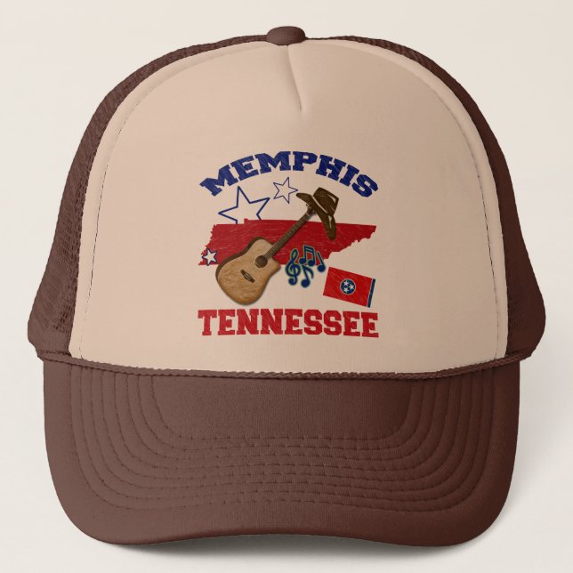 Memphis Tennessee Truckerkeps (Framsida)