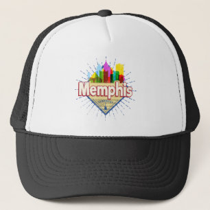 Memphis Tennessee United Stater Retro Skyline Keps