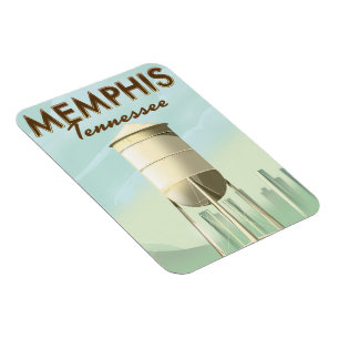 Memphis Tennessee vintage resaffisch Magnet