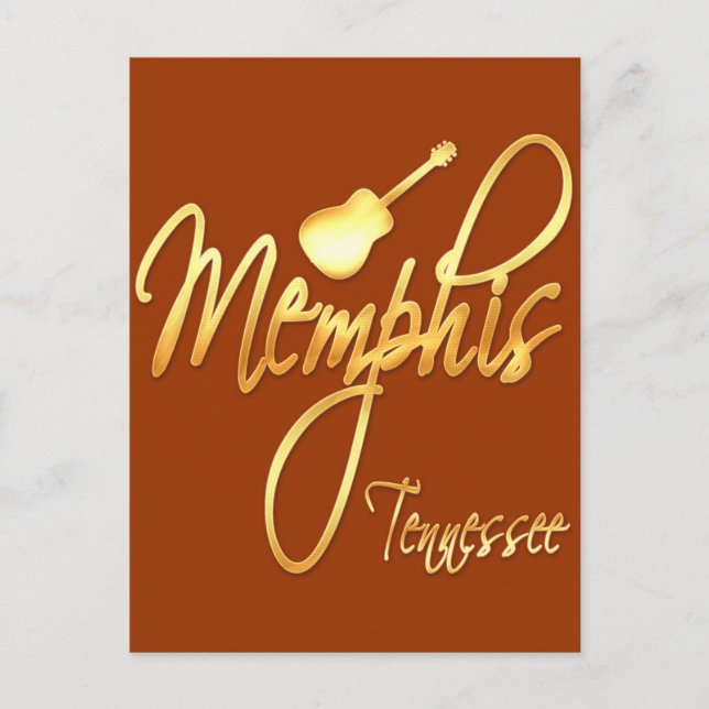 Memphis, Tennessee Vykort (Framsida)