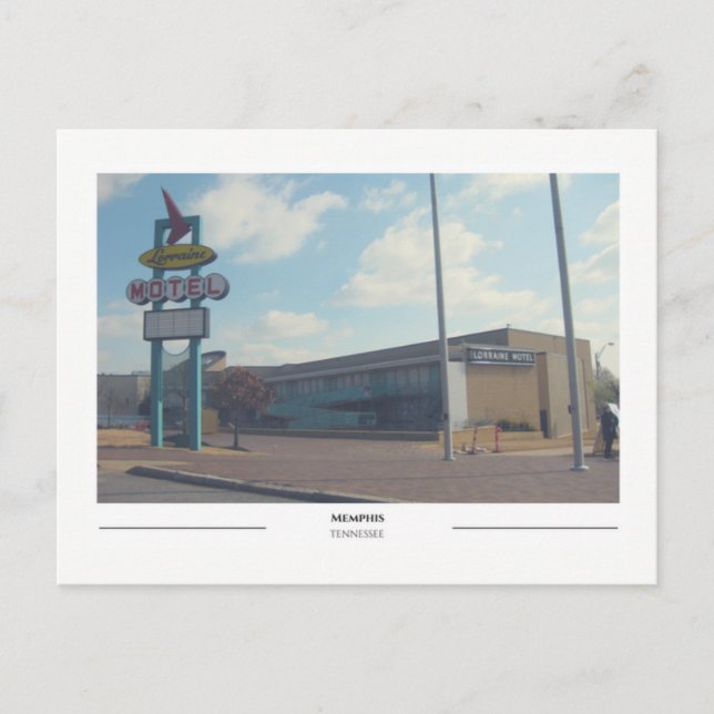 Memphis, Tennessee Vykort (Framsida)