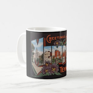 Memphis Tennessee vykortshälsning mugg