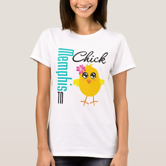 Memphis TN-Chick T-shirt (Framsida)