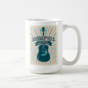 Memphis, TN: Guitar Series Sten-N-Roll Kaffemugg