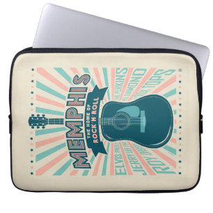 Memphis, TN: Guitar Series Sten-N-Roll Laptop Fodral