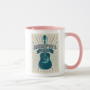 Memphis, TN: Guitar Series Sten-N-Roll Mugg