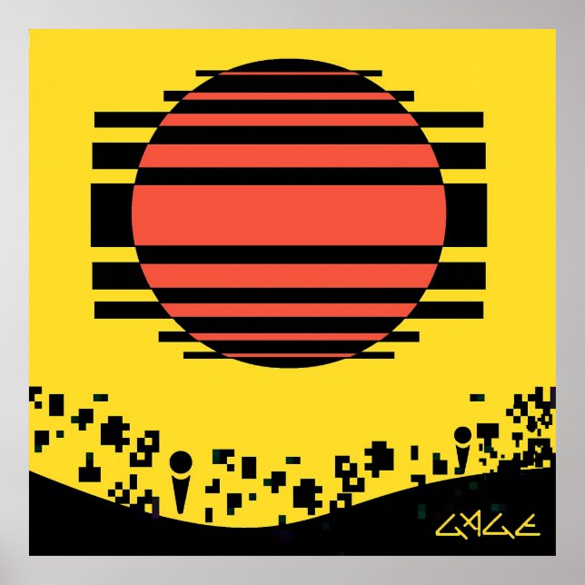 Memphis Tossed Bits Poster (Framsidan)