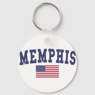Memphis US Flagga Nyckelring