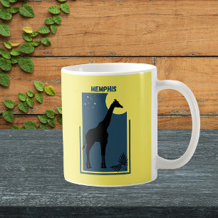 Memphis Zoo Tennessee Vintage Giraffe Kaffemugg
