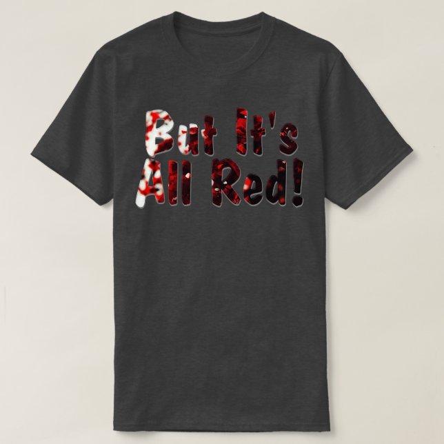 Men alla röda t shirt (Design framsida)