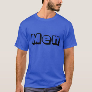 Men Anpassad Text Djup Royal Färg Snygg Charmig T Shirt