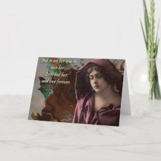 Men att älska henne… helgkort