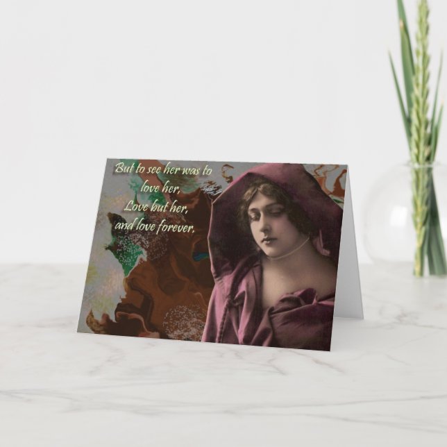 Men att älska henne… helgkort (Framsida)