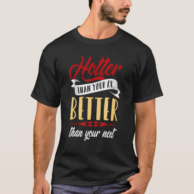 Men bättre än din nästa vän t shirt (Framsida)