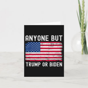 Men Biden eller Trump 2024 Anti Biden& Trump E Kort