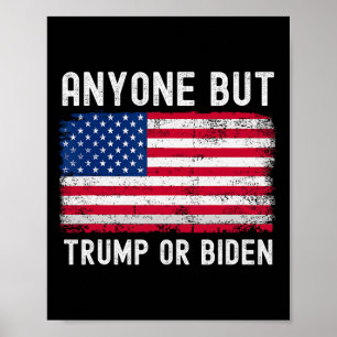 Men Biden eller Trump 2024 Anti Biden&amp; Trump E Poster