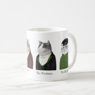 MEN CATS Vit mugg + text