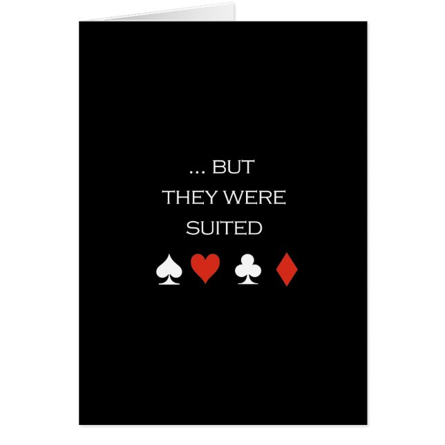 Men de var passad T-tröjavit Hälsningskort (Framsidan)