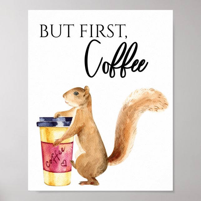 Men den första kaffekorren poster (Framsidan)