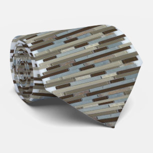 Men Designer Ties Mosaic Slips