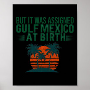 Men det ignorerades Bukt i Mexiko vid födelsen Ret Poster