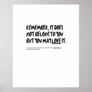 "Men du får kärlek det" Poster