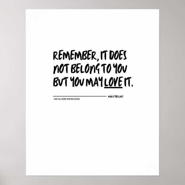 "Men du får kärlek det" Poster (Framsidan)