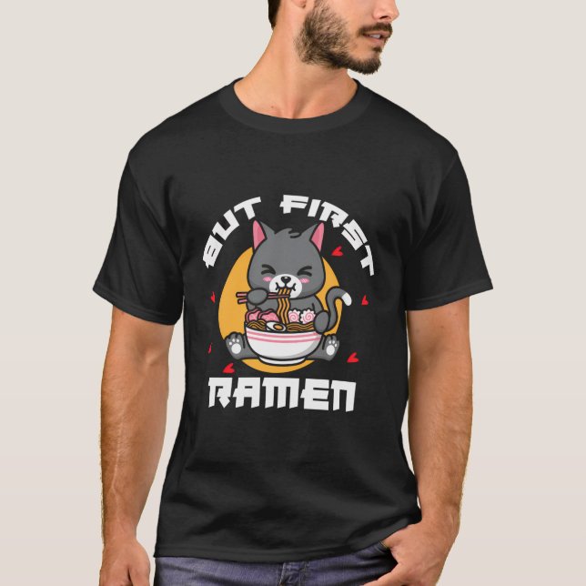 Men First Ramen T Shirt (Framsida)