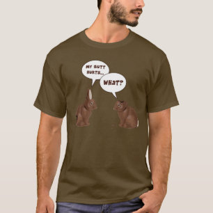 Men för ända för chokladpåskharekaniner tee shirt