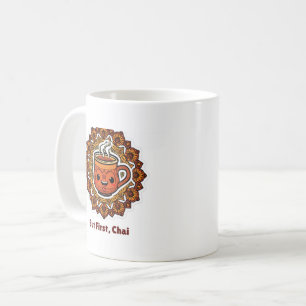 Men först Chai - Kawaii Kulhad kaffemugg