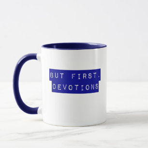 Men först, Devotions Blue Mugg