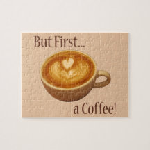 Men först, en kaffe