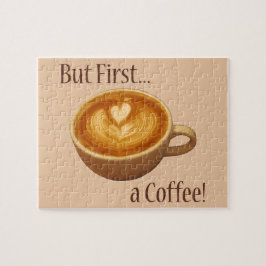 Men först, en kaffe pussel
