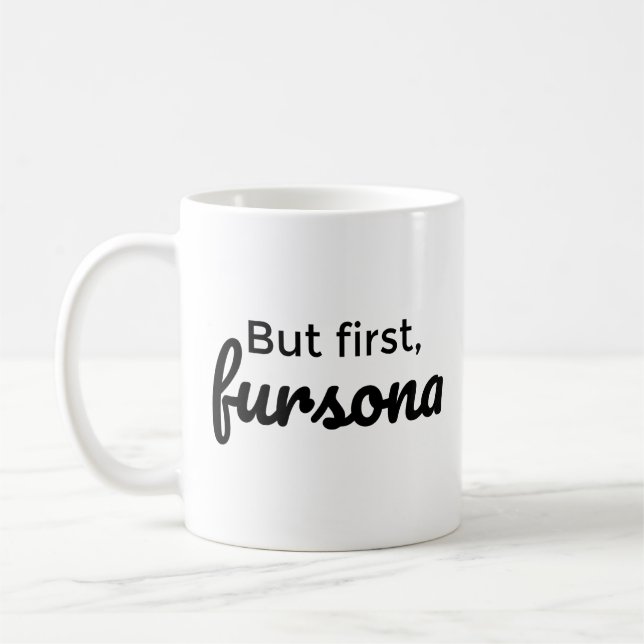 Men först, fursonafé mugg (Vänster)