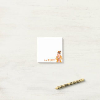 Men först.. kaffe dam Post-it Notes Block