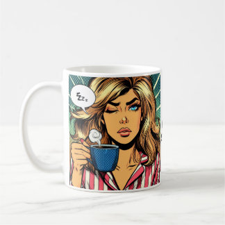 Men först kaffe. kaffemugg