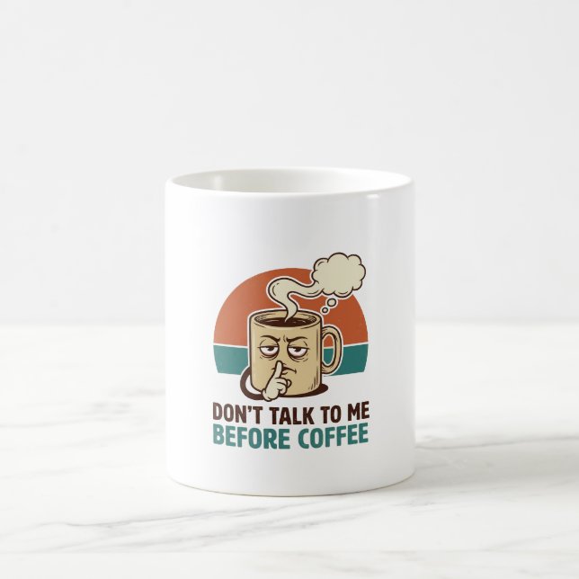 Men först, kaffe! kaffemugg (Center)