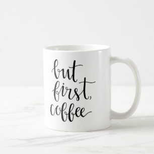 Men först, kaffe kaffemugg
