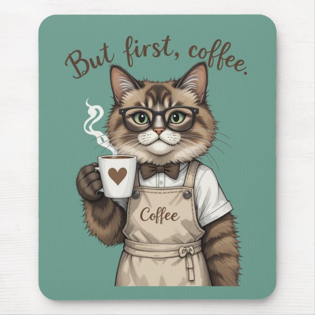 Men Först, Kaffe Katt Musmatta (Framsidan)