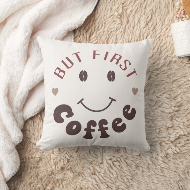Men först, kaffe kudde (Filt)