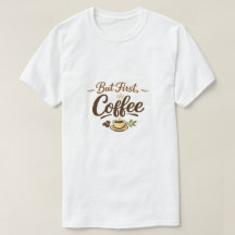 Men först, kaffe – mysig typografisk design