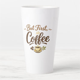 Men först, kaffe – mysig typsnittsdesign