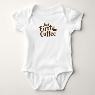 Men först kaffe t shirt