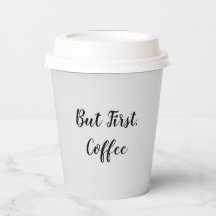 Men först, kaffe tomt
