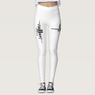 Men först kaffebyxor för kaffefanatiker leggings